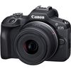 מצלמה ללא מראה Canon EOS R100 עם עדשה 18-45 מ״מ - יבואן רשמי