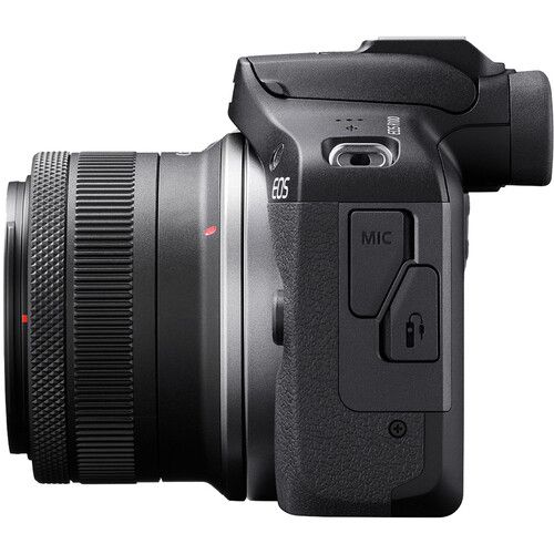 מצלמה ללא מראה Canon EOS R100 עם עדשות 18-45 מ״מ + 55-210 מ״מ - יבואן רשמי