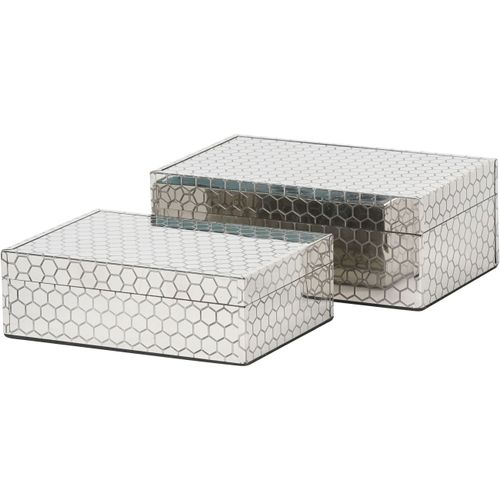 קופסת אחסון גדולה מעויינים מראה  HONEYCOMB Small Box