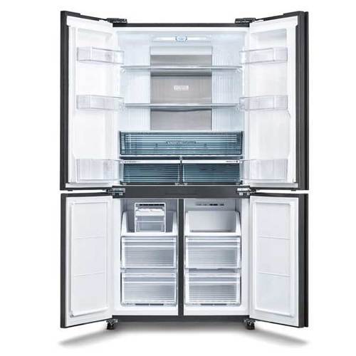 מקרר 4 דלתות 572 ליטר Sharp SJ-8950-SL שחור מט שארפ