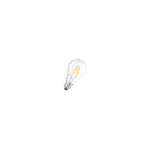 זוג נורות ליבון שקוף לד A60 E27 7W אור חם OSRAM גוון אור 2700K
