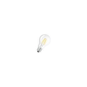 זוג נורות ליבון שקוף לד A60 E27 7W אור חם OSRAM גוון אור 2700K