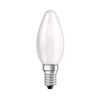 זוג נורות נר חלבי לד E14 4W A35 אור חם OSRAM גוון אור 2700K
