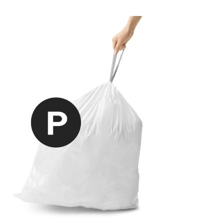  20 שקיות מסוג P לפח 50-60 ל'. סימפלהיומן