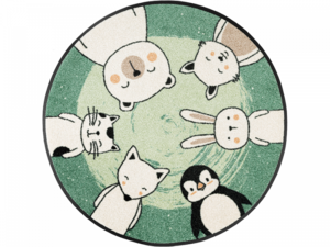 שטיח חברים חיות עגול 85*85  ANIMAL FRIENDS