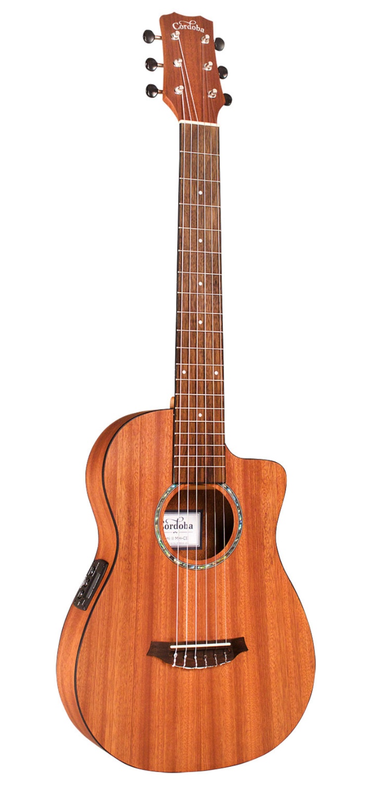 גיטרה מיני קלאסית מוגברת Cordoba Mini II MH CE