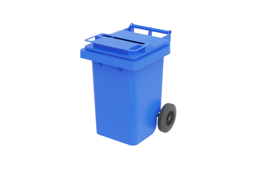 עגלת אשפה דולב 60 ליטר בצבעים שונים 