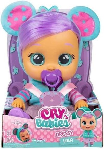 בובה אינטראקטיבית בוכה ומזילה דמעות מסדרת Cry Babies Dressy - ללה