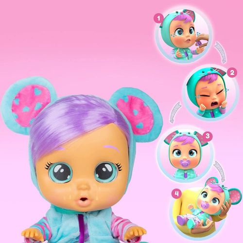 בובה אינטראקטיבית בוכה ומזילה דמעות מסדרת Cry Babies Dressy - ללה