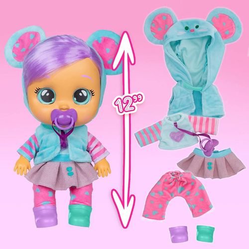 בובה אינטראקטיבית בוכה ומזילה דמעות מסדרת Cry Babies Dressy - ללה