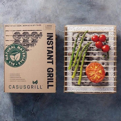   גריל אקולוגי חד פעמי מתכלה CASUSGRILL