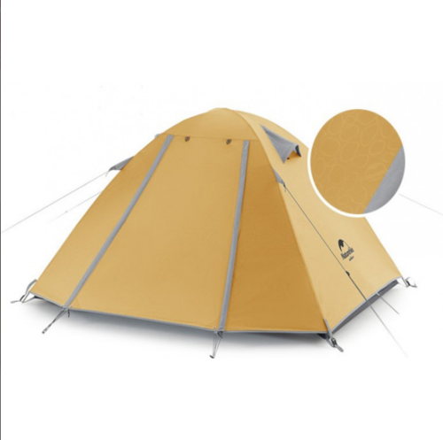 אוהל טיולים ל 4 אנשים קל משקל רק 2.8 אטום למים NATUREHIKE P SERIES 2