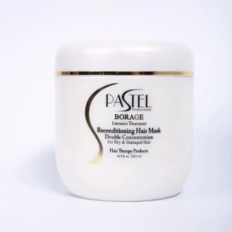 Pastel Professional Borage Intensive Treatment Reconditioning Hair Mask Double Concentration For Dry & Damaged Hair Hair Therapy Products 500ML