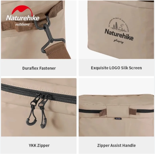 צידנית רכה שומרת קור 24 שעות PVC אטומה למים  NATUREHIKE 12L