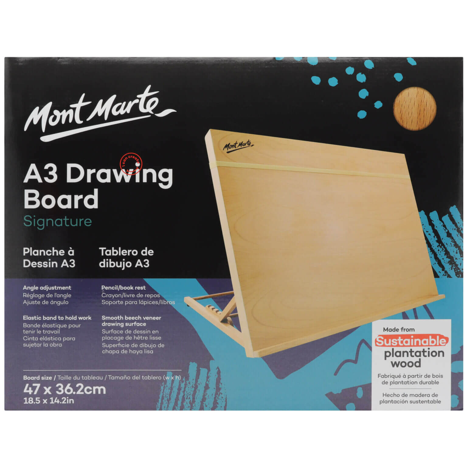 משטח רישום  A3 Drawing Board 
