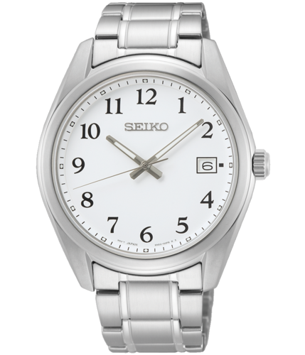 SEIKO SUR459P1 ספיר ומחוגים זוהרים לגברים