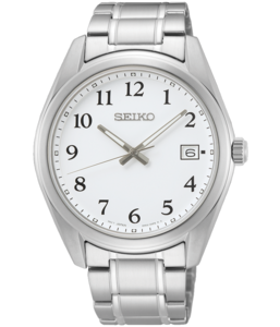 SEIKO SUR459P1 ספיר ומחוגים זוהרים לגברים