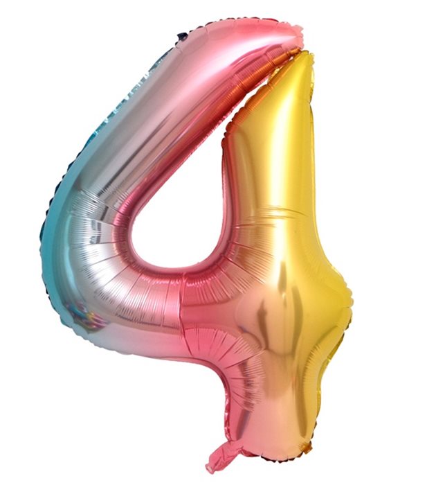 בלון ספרה 4 אומברה 40"