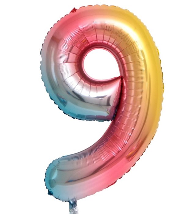בלון ספרה 9 אומברה 40"