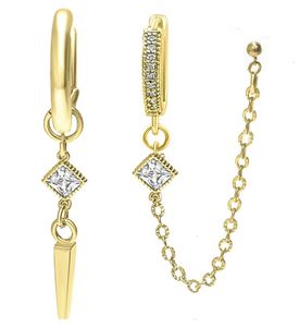 סט 3 עגילים מצופי זהב - נאדין (בקופסת מתנה מהודרת)