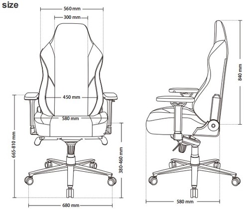 כיסא גיימינג DXRacer Craft Plus