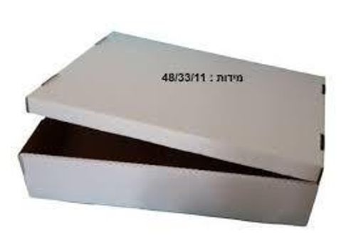 קרטון לעוגה מלבנית 48/33/10