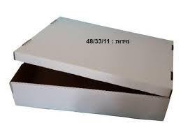 קרטון לעוגה מלבנית 48/33/10