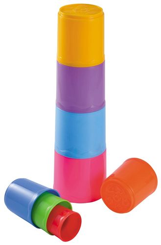 מארז מתנה 3 ב-1 מגדל כוסות / קוביות פעילות / בית צורות