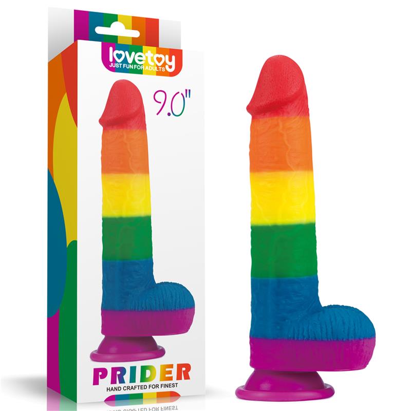 דילדו גאווה עשוי מסיליקון באורך 23 ס"מ | Dildo Prider