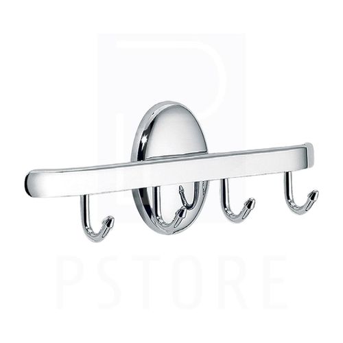 קולב מגבות רביעיה דגם OVAL ניקל כרום