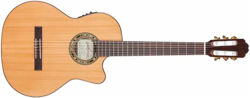 גיטרה קלאסית מוגברת Kremona F65CW-TLR