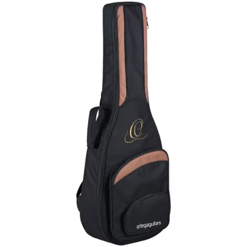 גיטרה קלאסית מוגברת בצבע שחור Ortega RCE238SN-BKT