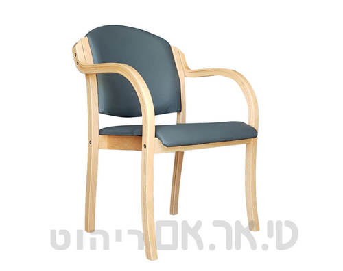 כסא סנקילי ידיות אפור