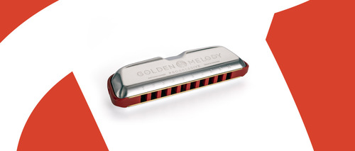 מפוחית הונר HOHNER 544C GOLDEN MELODY Progressive