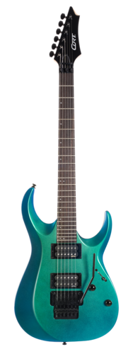גיטרה חשמלית עם פלויד CORT X300 Flip Blue H,H EMG PU