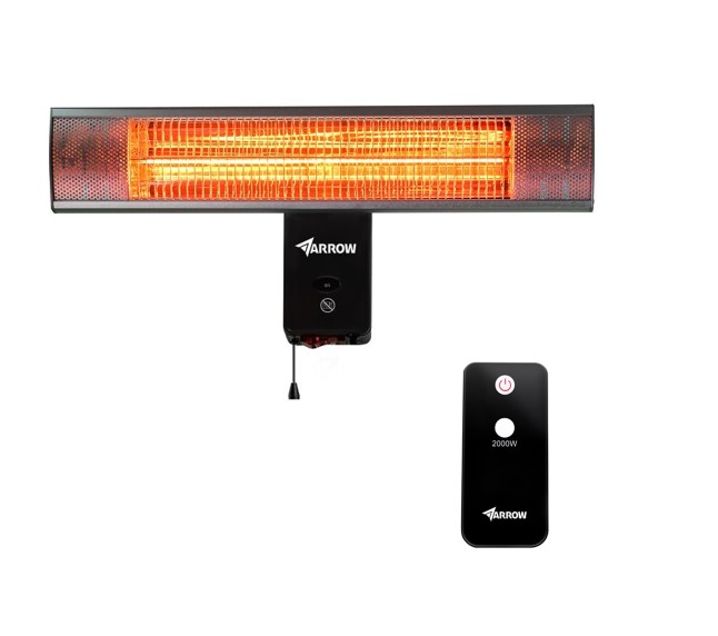 תנור חימום אינפרא אדום עם שלט רחוק
