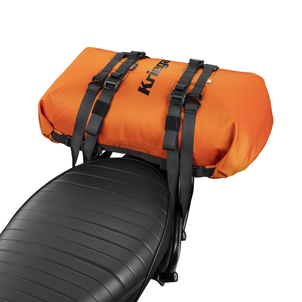 שק זנב לאופנוע קרייגה 20 ליטר כתום - KRIEGA ROLLPACK 20