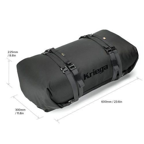שק זנב לאופנוע קרייגה 40 ליטר צהוב - KRIEGA ROLLPACK 40