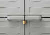 סט ארונות דגם פרימיום – גדול וקטן – צבע שחור עם דלתות אפור