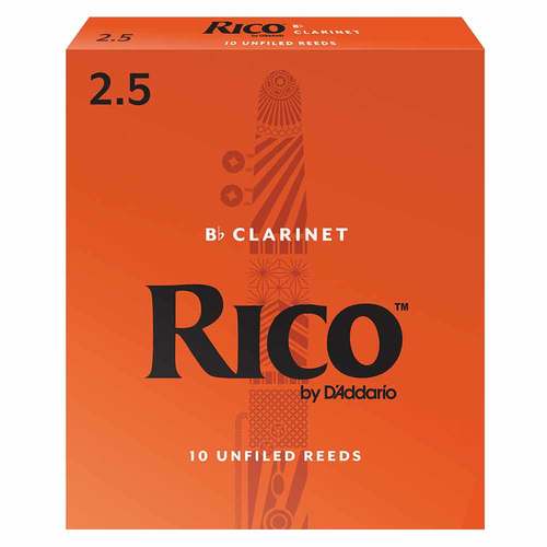 10 עלים לקלרינט סי במול מס' 2.5 מבית RICO