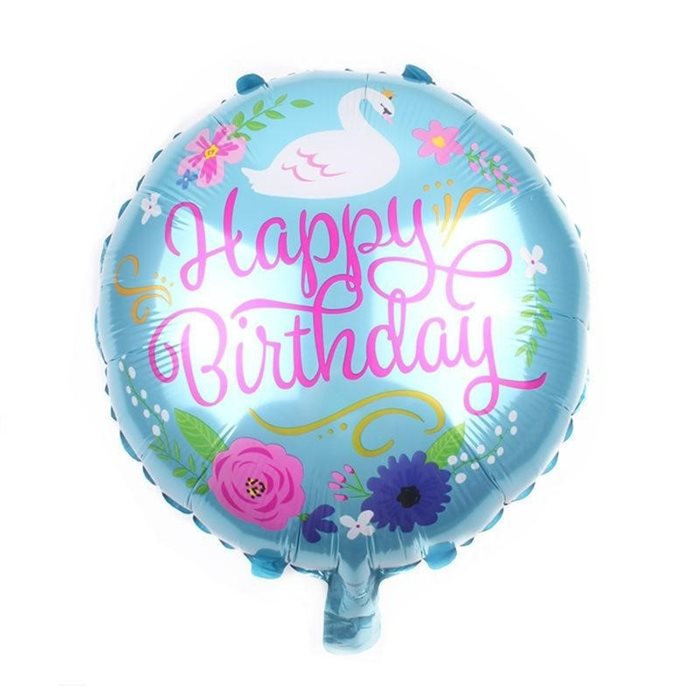בלון מיילר עגול 18" HBD ברבור