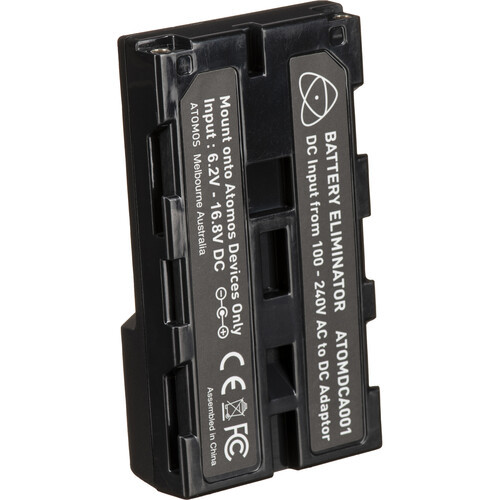 Atomos AtomX Sony L-Series Type Battery Eliminator ממיר מתח DC למניטורי Atomos