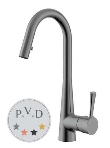 ברז מטבח גאן מטאל נשלף מדגל סדרת יערה דגם 44818