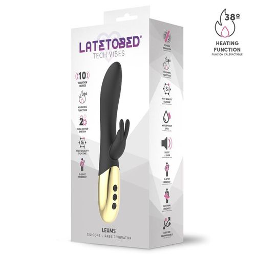 ויברטור סיליקון הייטק מתחמם 10 מצבי רטט Late To Bed - Leums