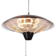 תנור חימום תלוי עם מפסק משיכה IP34 מוגן מים 2000W