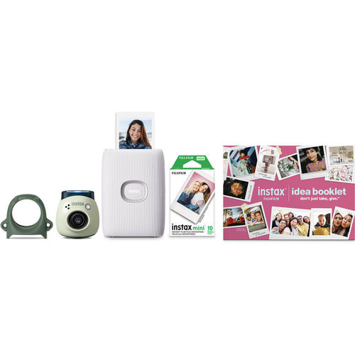 ערכת פיתוח מיידי FUJIFILM INSTAX PAL Camera and MINI LINK 2 Printer Bundle
