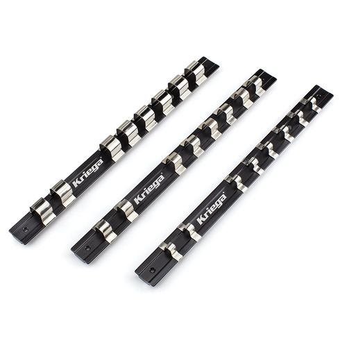 מסילת מתכת לבוקסות 1/4 לתיקי קרייגה - KRIEGA ROAM SOCKET RAILS