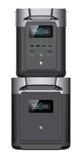 קיט תחנת כח ניידת ECOFLOW DELTA2000MAX + תא הרחבה