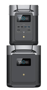 קיט תחנת כח ניידת ECOFLOW DELTA2000MAX + תא הרחבה