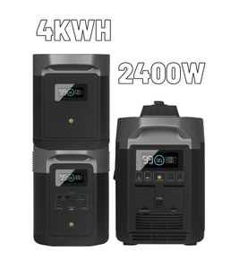 קיט תחנת כח ניידת ECOFLOW DELTA2000MAX + תא הרחבה + גנרטור חכם